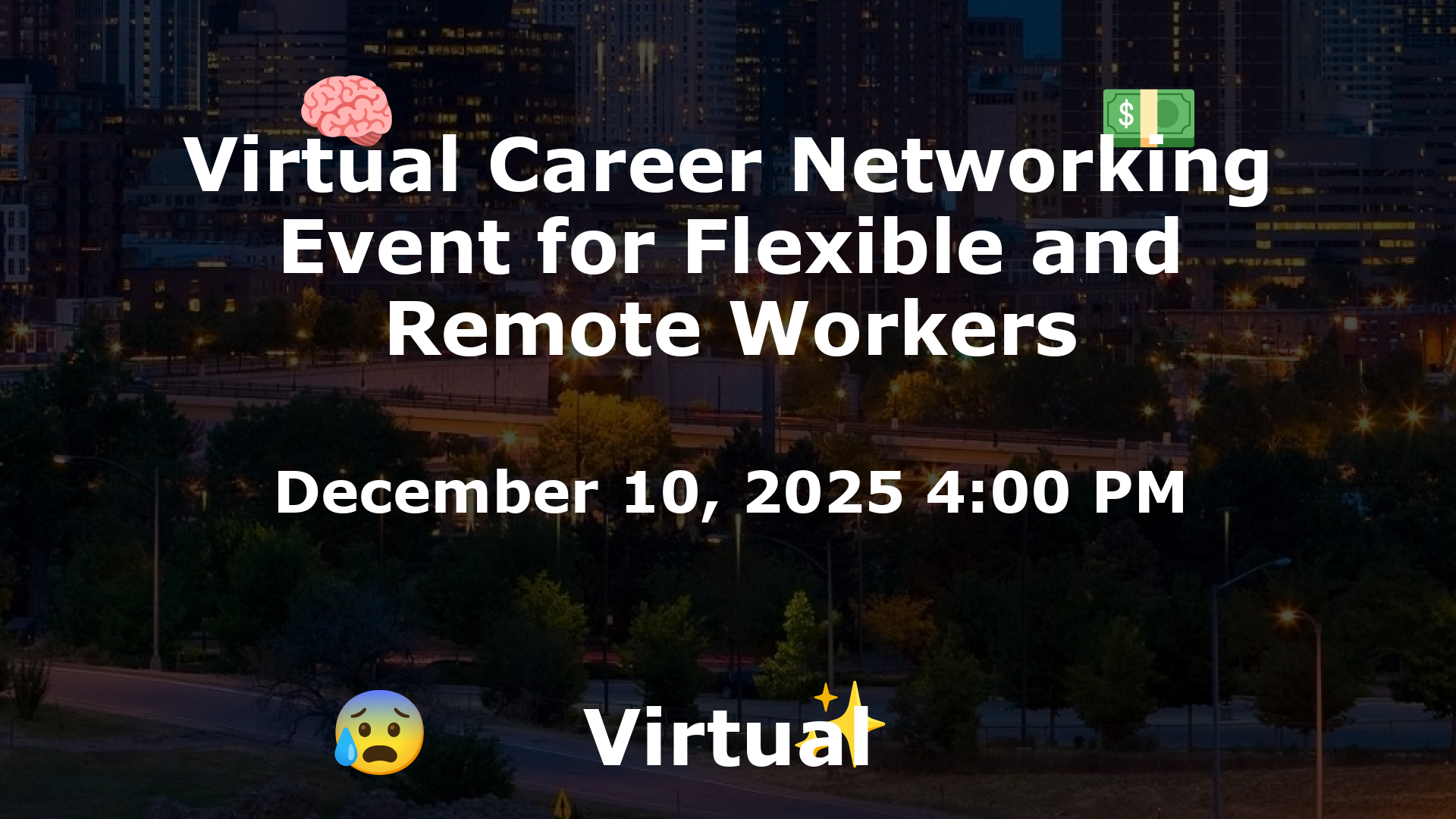 Virtual Career Networking Event for Flexible and Remote Workers event image